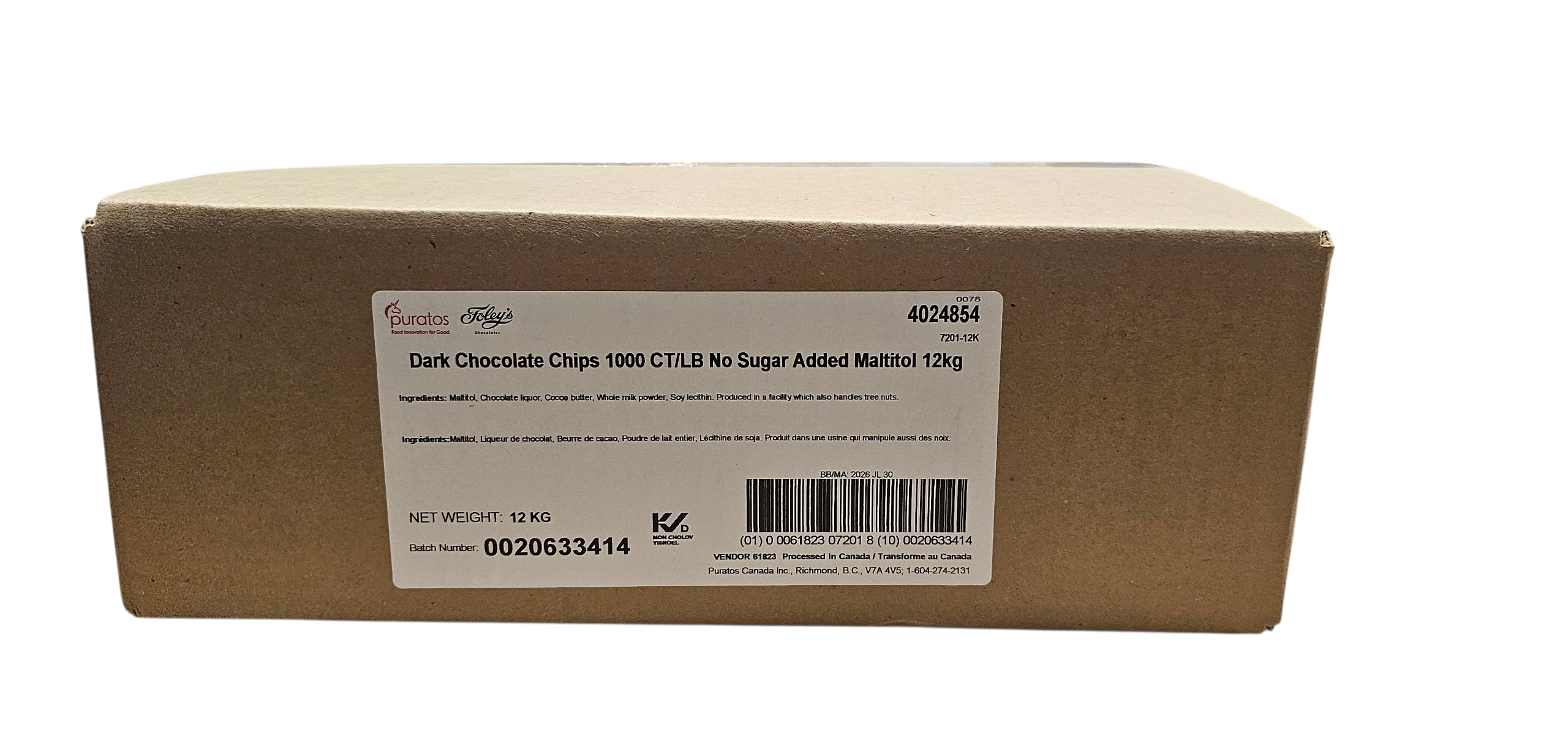 Chocolante Liquor Organic Fairtrade - Puratos